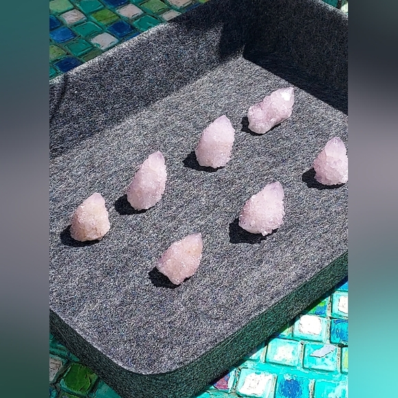 LOT! Spirit CrystalsyPineapple Quartz Crystals Purple Amethyst Quartz Crystals - Picture 16 of 16